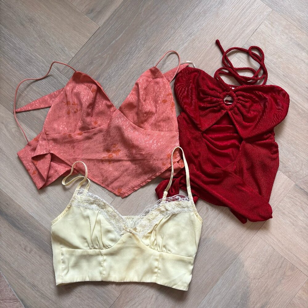 Princess Polly going out top (halter, wrap, crop top) bundle